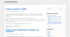 Desktop Screenshot of codigorecursivo.com